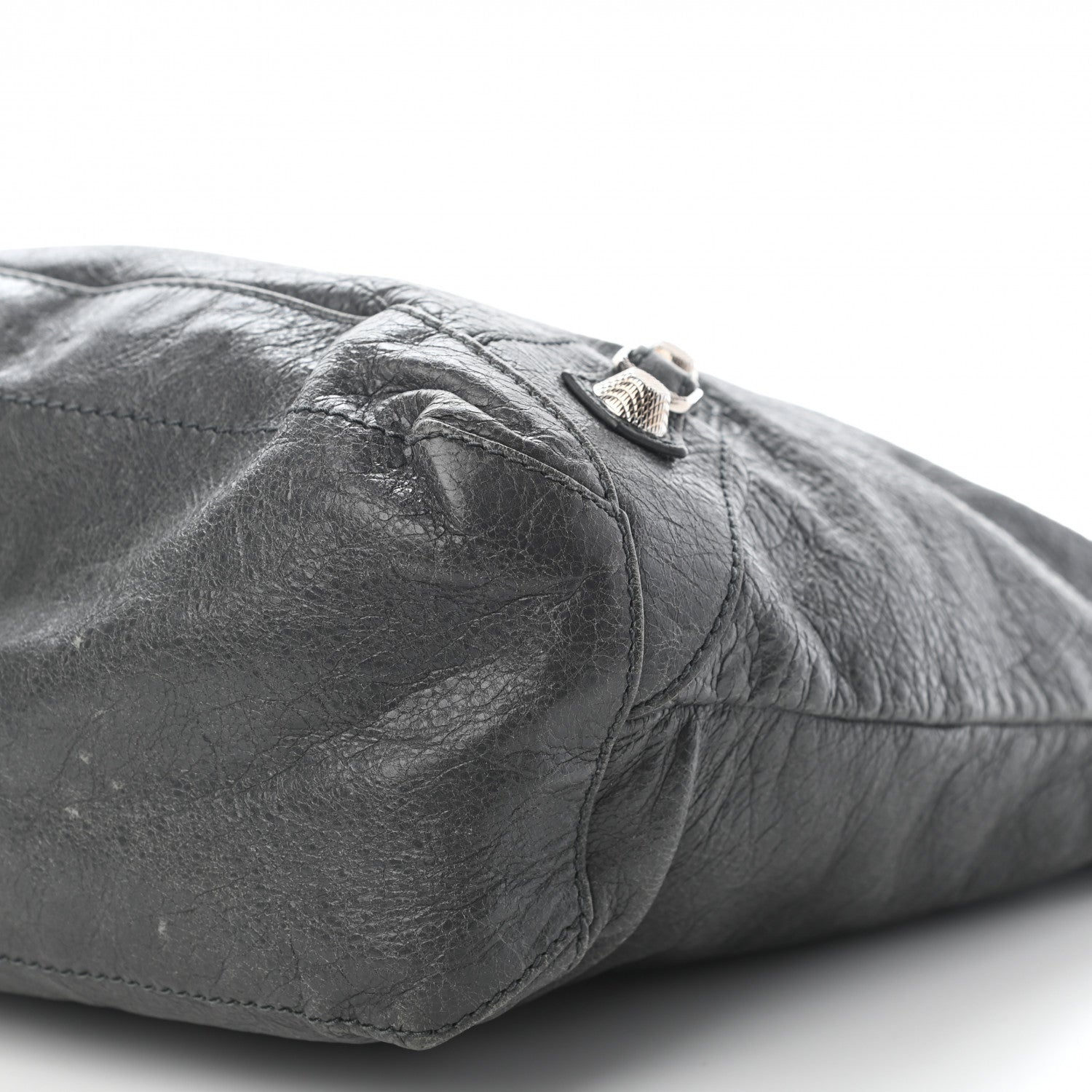 Balenciaga Agneau Giant 12 Silver Hardware Day Hobo Gris Tarmac 11 of 11