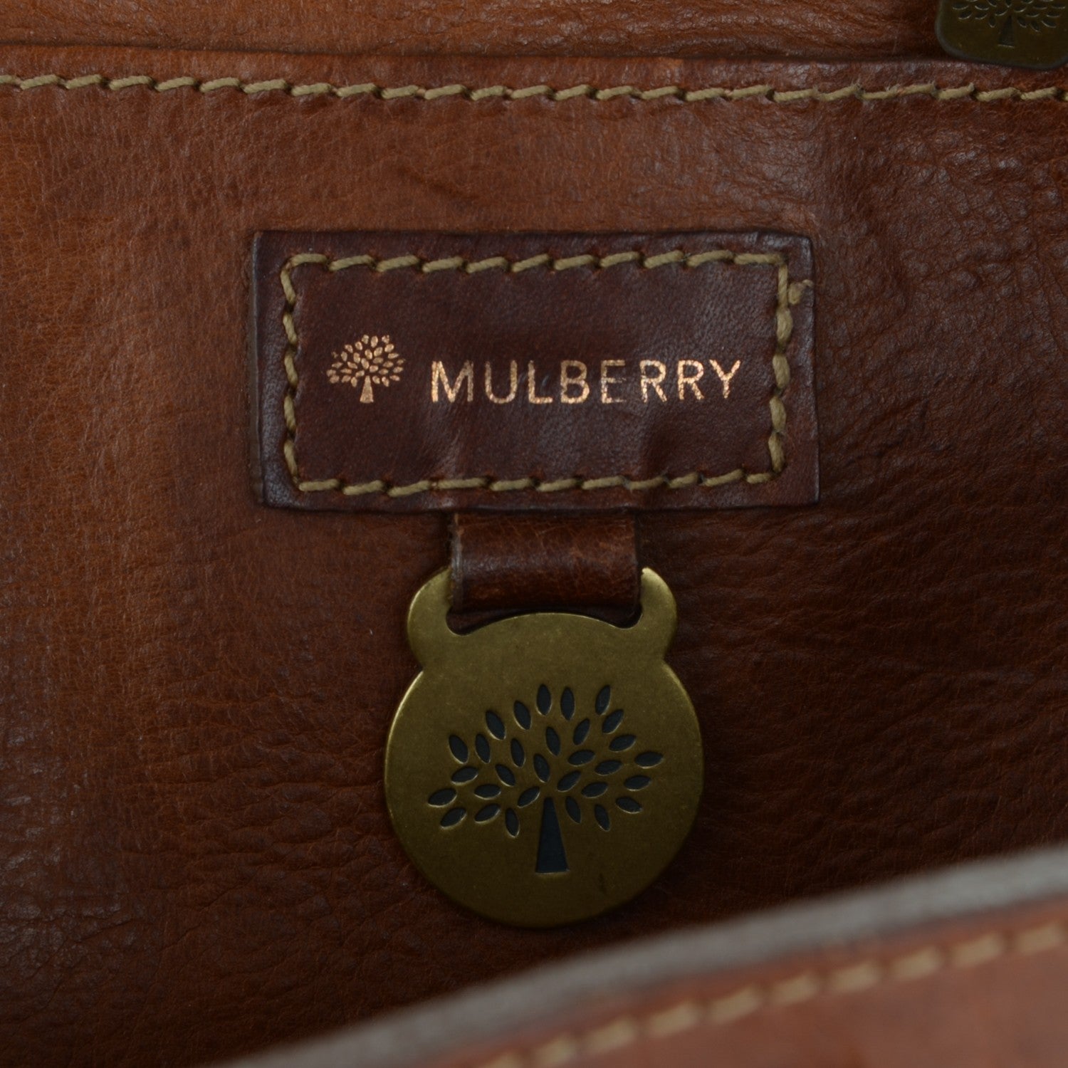 Mulberry Natural Leather Bayswater Oak 8 of 10