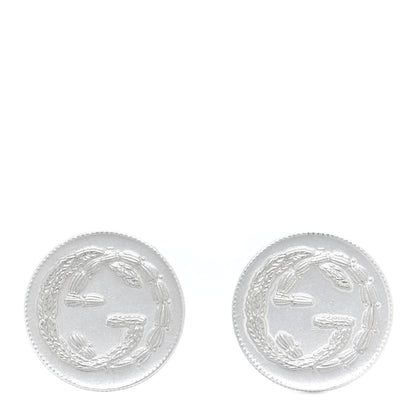 Gucci Sterling Silver Interlocking G Cufflinks 1 of 6