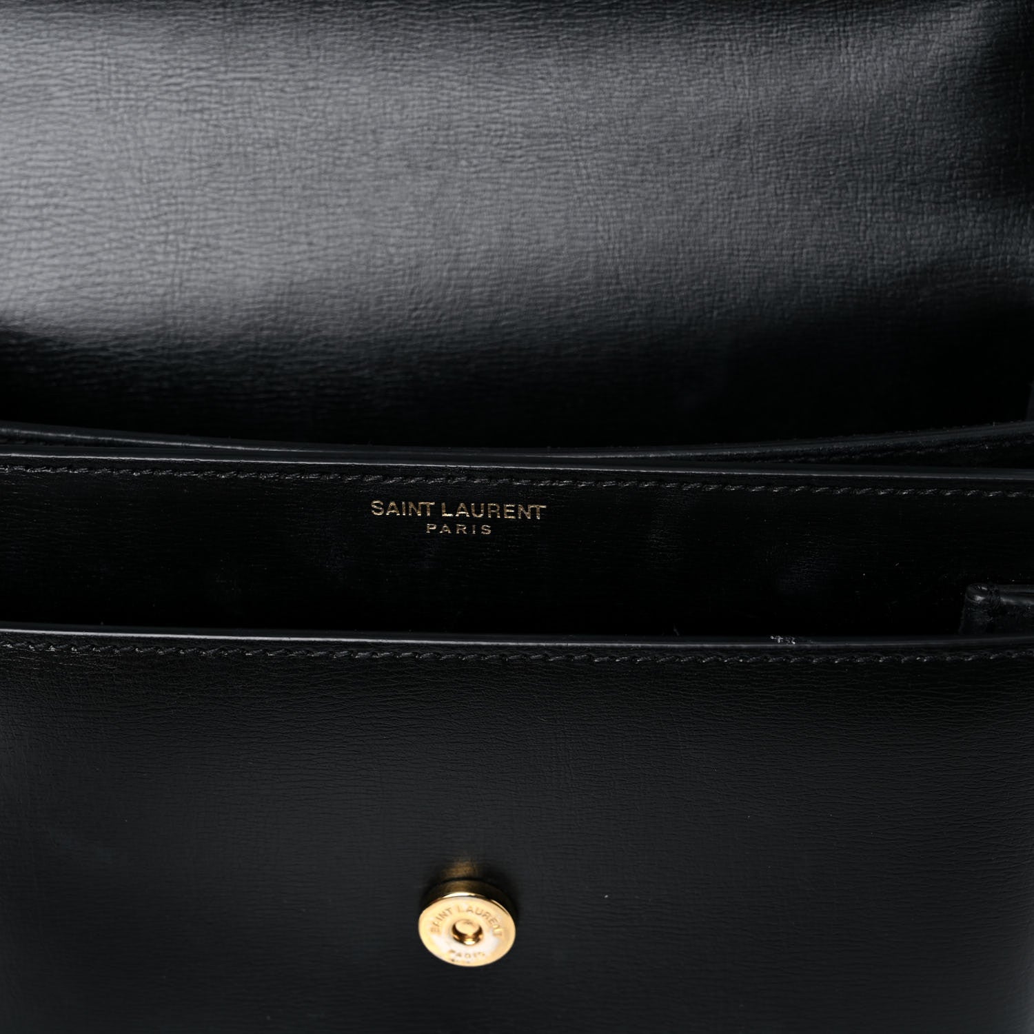 Saint Laurent Calfskin Medium Monogram Sunset Black 14 of 18
