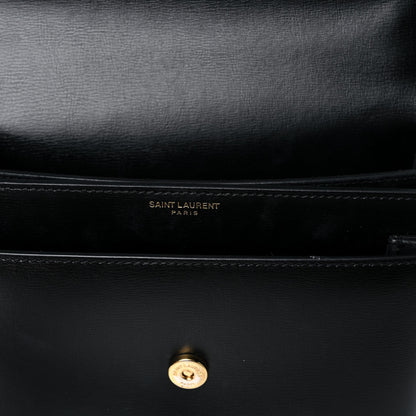 Saint Laurent Calfskin Medium Monogram Sunset Black 14 of 18