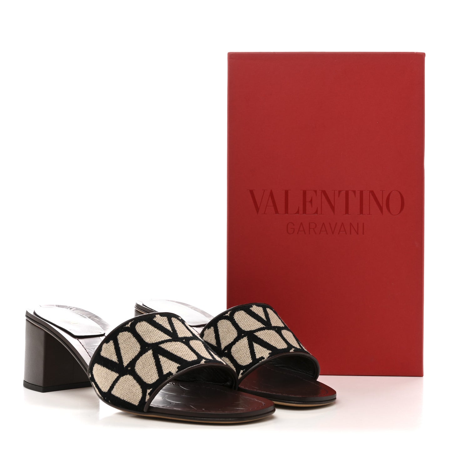 Toile Iconographe Vlogo Sandals 41  Naturale Black Brown Fondant