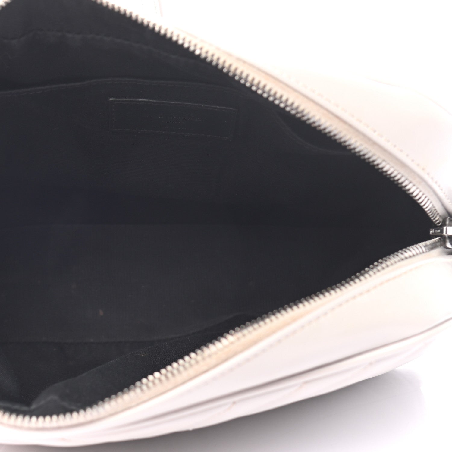 Saint Laurent Calfskin Matelasse Monogram Lou Camera Bag Granite 8 of 10