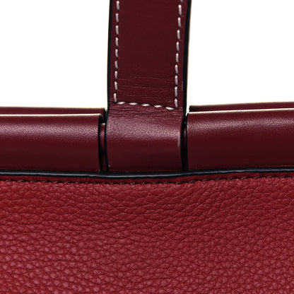 Loewe Soft Grained Calfskin Medium Cushion Tote Merlot 12 of 13