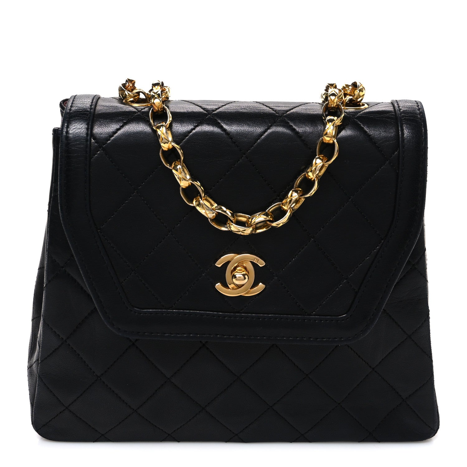 Chanel Lambskin Quilted Small Shoulder Bag Black 1 of 12