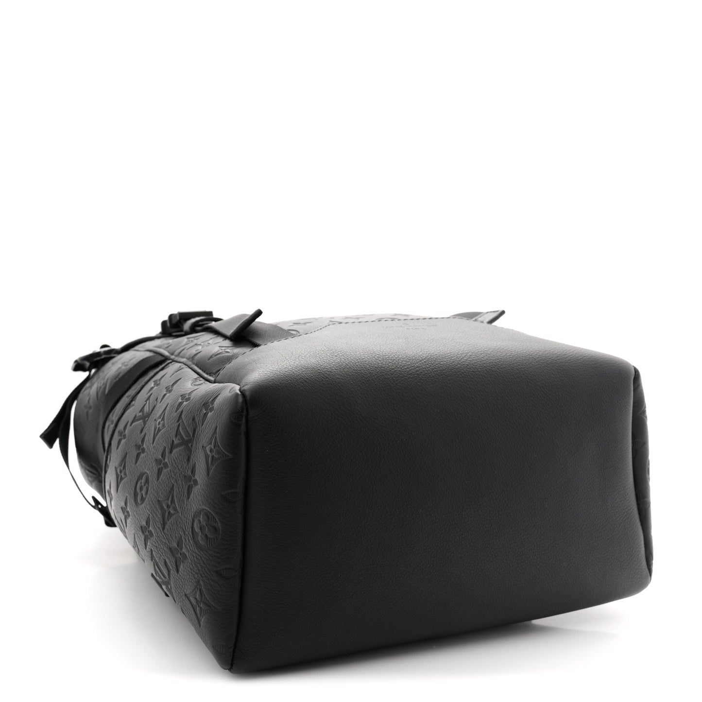 Calfskin Monogram Shadow Getaway Backpack Black