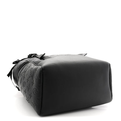 Louis Vuitton Calfskin Monogram Shadow Getaway Backpack Black 4 of 9