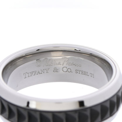 Tiffany Stainless Steel Titanium Paloma Picasso Caliper Band Ring 63 10.5 4 of 4
