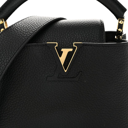 Louis Vuitton Taurillon Mini Capucines Black 7 of 9