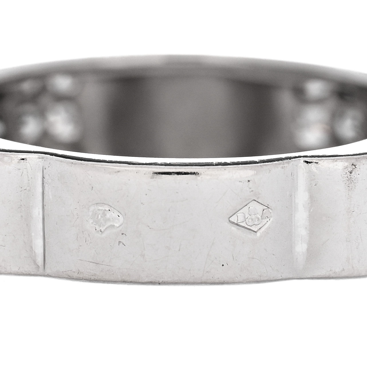 Chanel 18K White Gold Diamond Profil de Camellia Band Ring 53 6.5 5 of 5