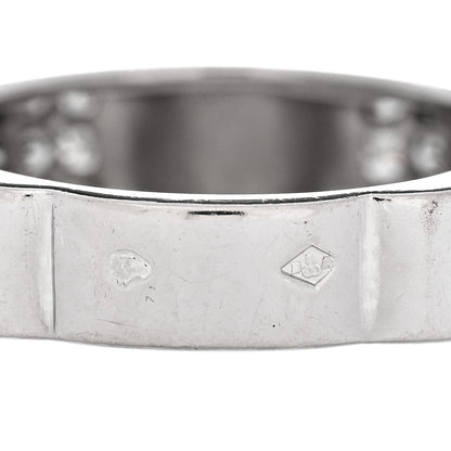 Chanel 18K White Gold Diamond Profil de Camellia Band Ring 53 6.5 5 of 5