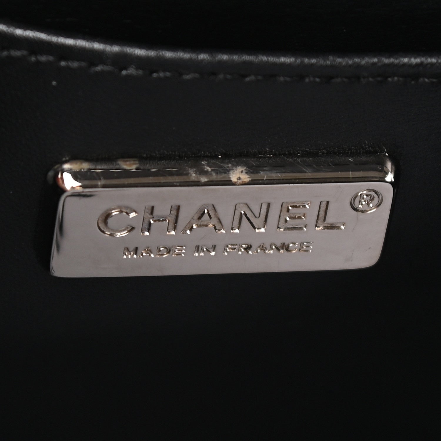 Chanel Calfskin Crocodile Embossed Cocodile Rectangular Mini Flap Black 6 of 8