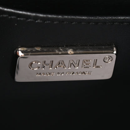 Chanel Calfskin Crocodile Embossed Cocodile Rectangular Mini Flap Black 6 of 8