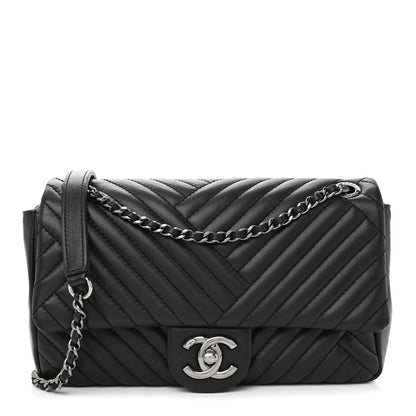 Chanel Lambskin Small CC Crossing Flap Black 1 of 11