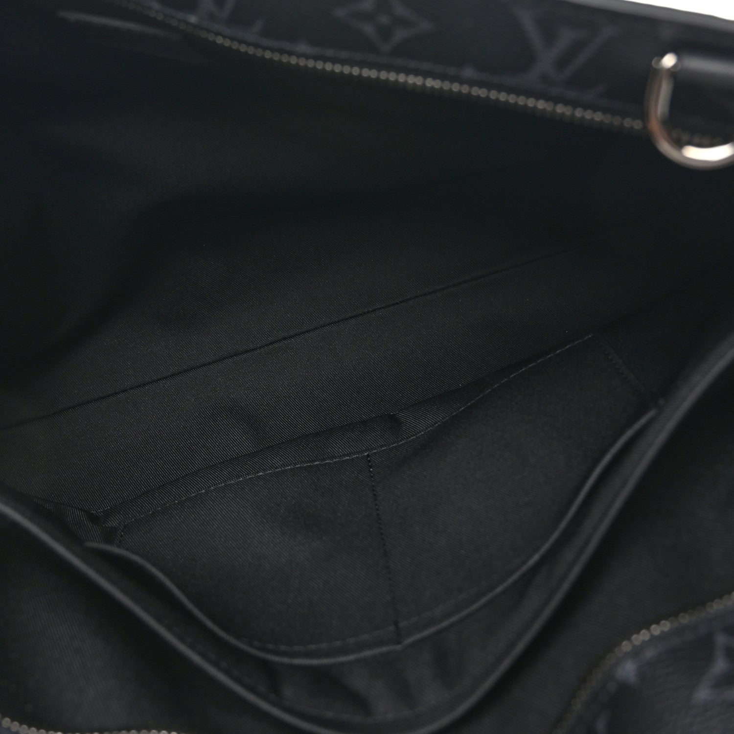 Louis Vuitton Monogram Eclipse Sac Plat Horizontal Zipper 5 of 9