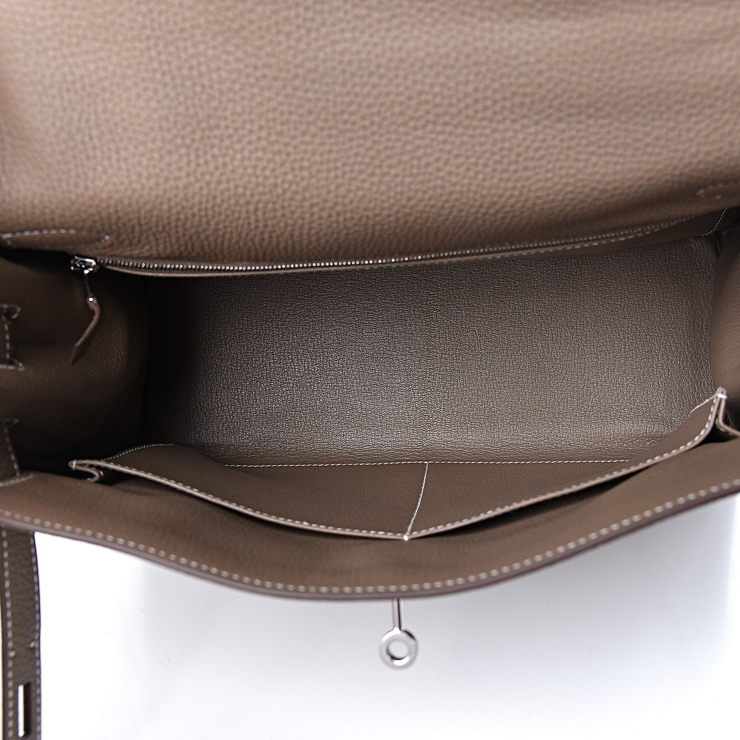 Hermes Togo Kelly Retourne 32 Etoupe 5 of 10