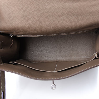 Hermes Togo Kelly Retourne 32 Etoupe 5 of 10