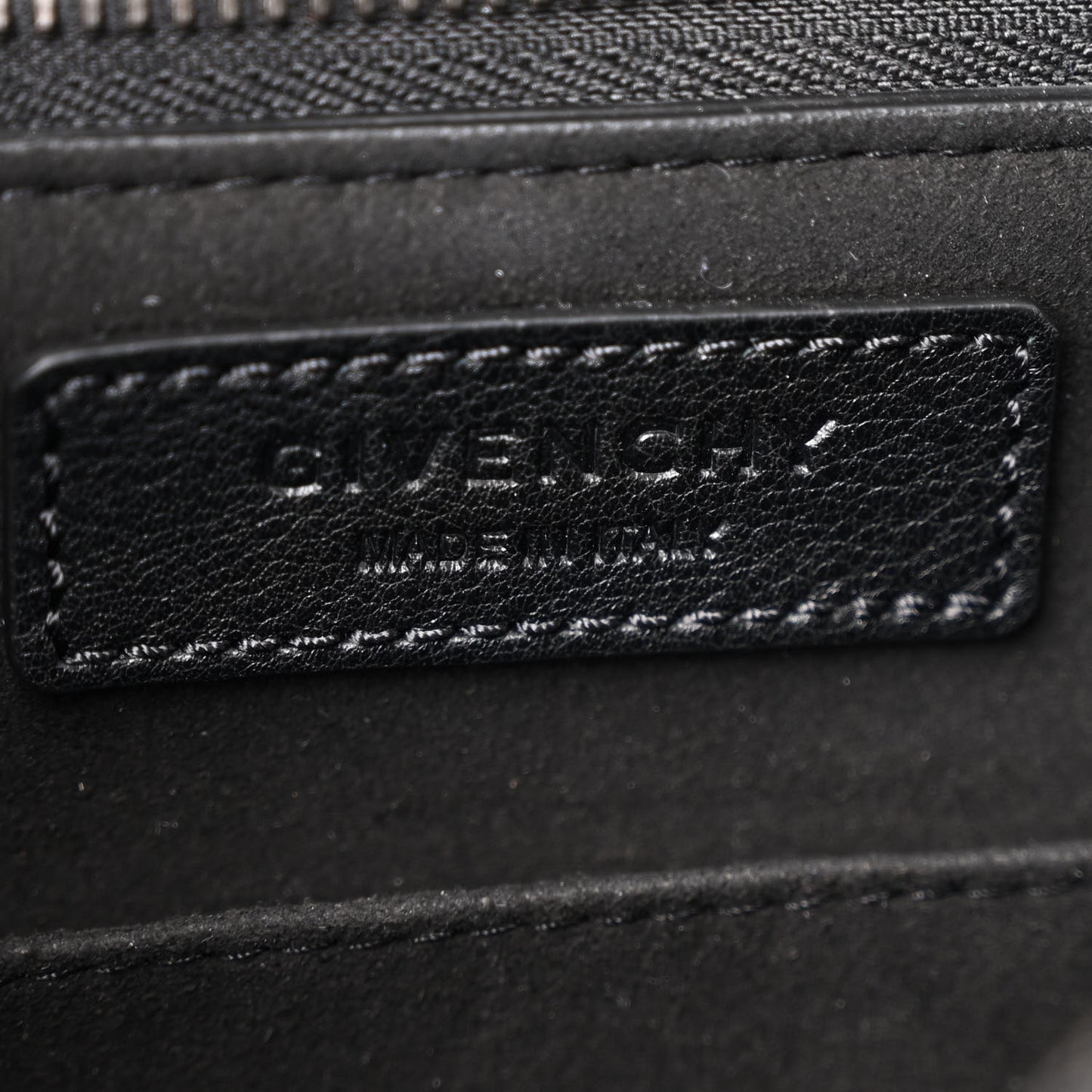 Grained Calfskin Studded Small Shark Lock Satchel Black