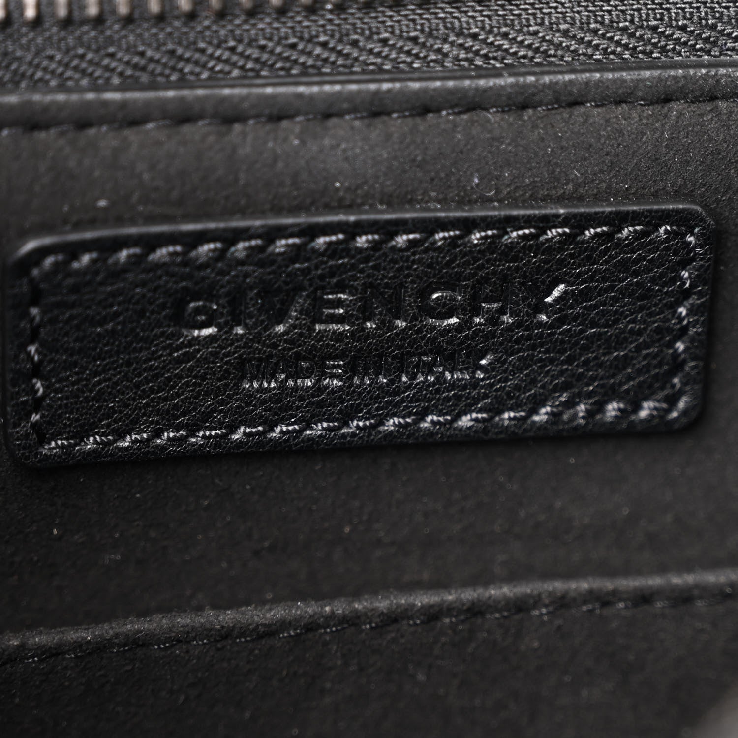 Givenchy Grained Calfskin Studded Small Shark Lock Satchel Black 6 of 9