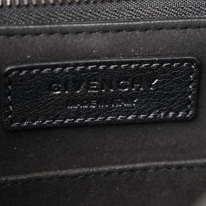 Givenchy Grained Calfskin Studded Small Shark Lock Satchel Black 6 of 9