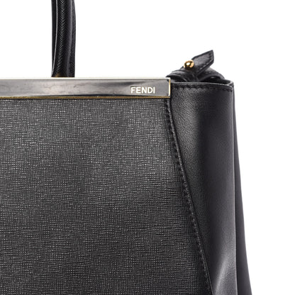 Fendi Vitello Elite Medium 2Jours Tote Black 11 of 11