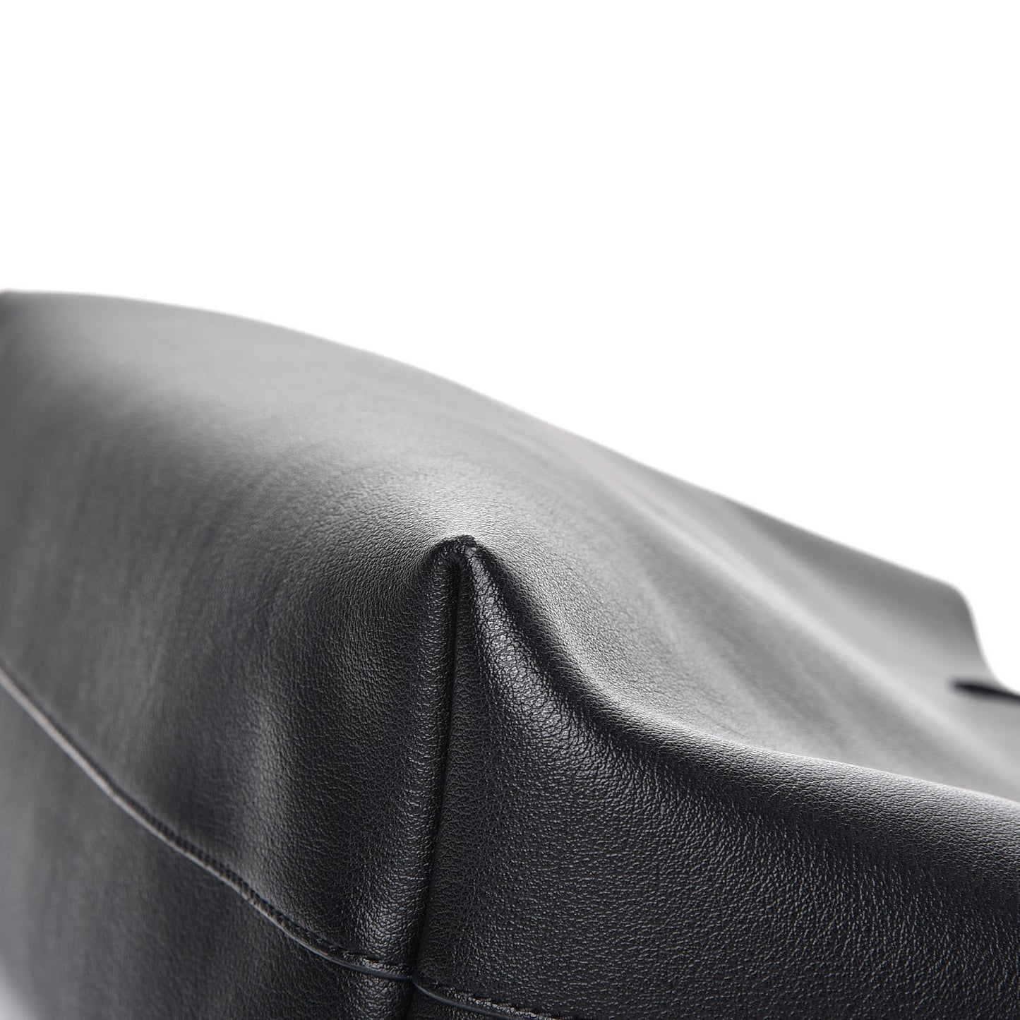 Calfskin Large Shopping Tote Black