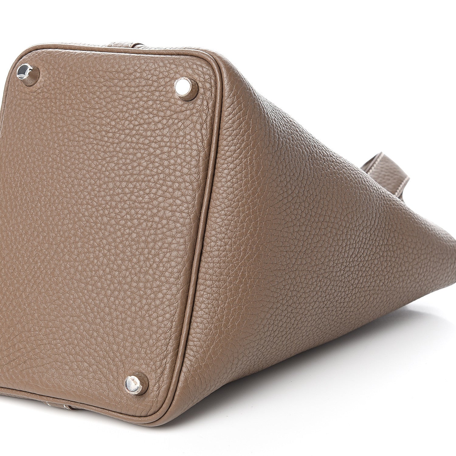 Hermes Taurillon Clemence Picotin Lock 18 PM Etoupe 8 of 10