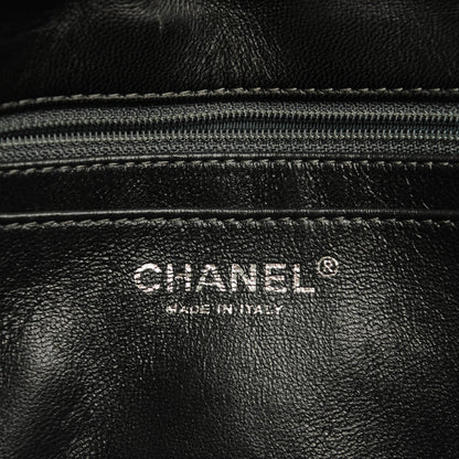 Chanel Patent Quilted Jumbo Single Flap Green 6 of 9