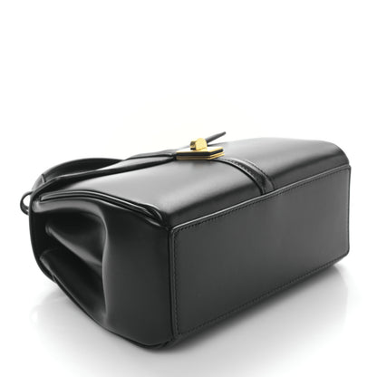 Celine Satinated Calfskin Mini 16 Top Handle Bag Black 4 of 9
