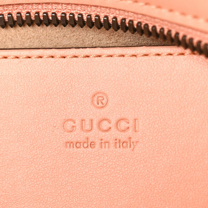 Gucci Calfskin Vertical Ring Matelasse Small GG Marmont Chain Shoulder Bag Peachy Chic 6 of 8