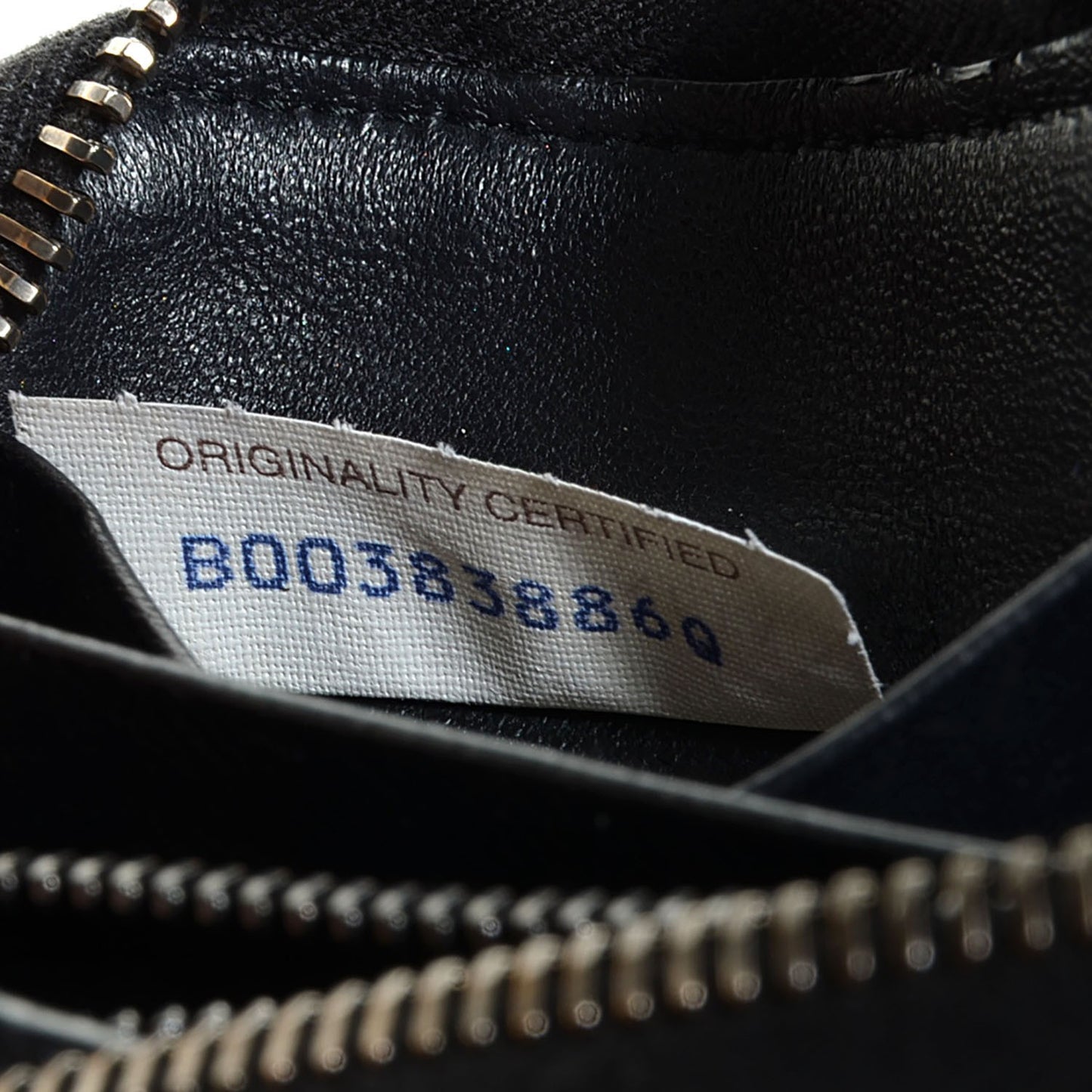 Nappa Intrecciato Zip Around Wallet Black