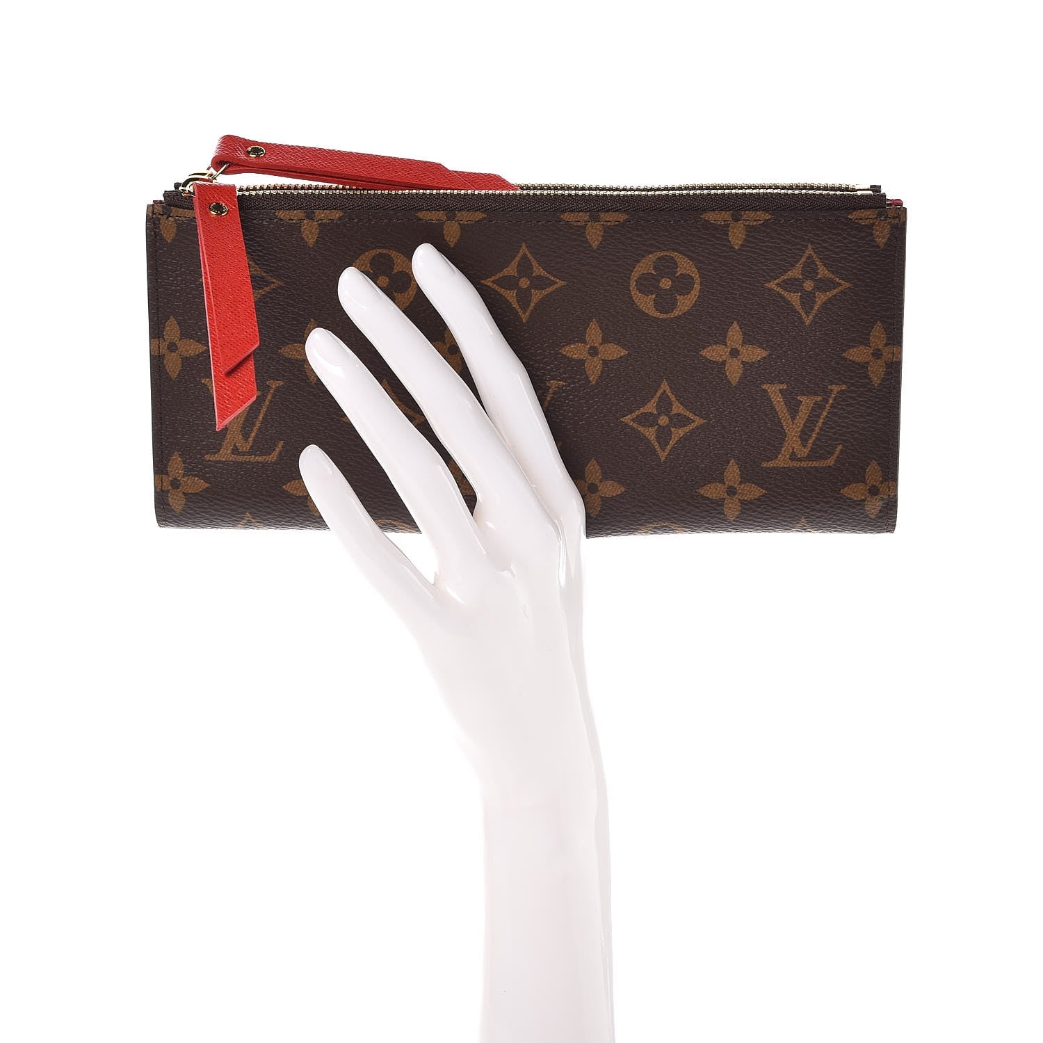 Louis Vuitton Monogram Adele Wallet Coquelicot 2 of 8