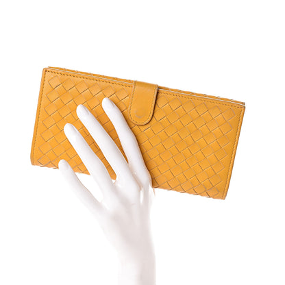 Bottega Veneta Nappa Intrecciato Continental Wallet Butterscotch 2 of 15