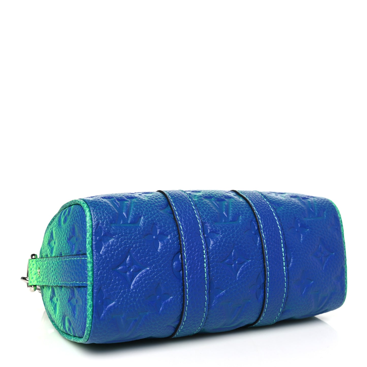 Taurillon Illusion Keepall XS Bleu Vert