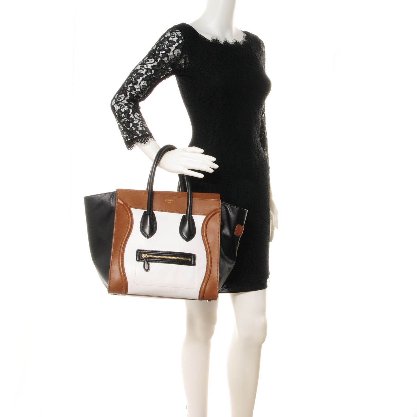 Smooth Calfskin Mini Tri-Color Luggage