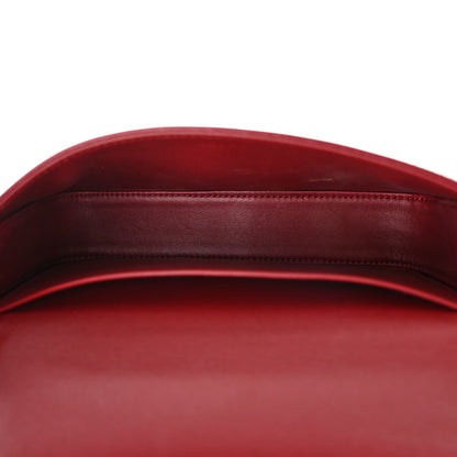 Celine Shiny Calfskin Triomphe Chain Shoulder Bag Red 5 of 11