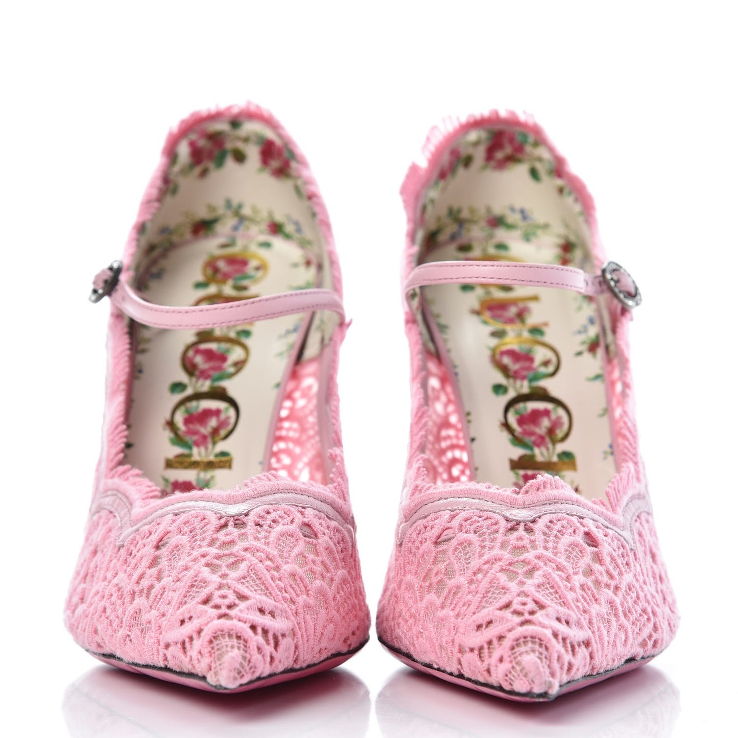 Lace Pizzo Venice Pumps 39 Sugar Pink