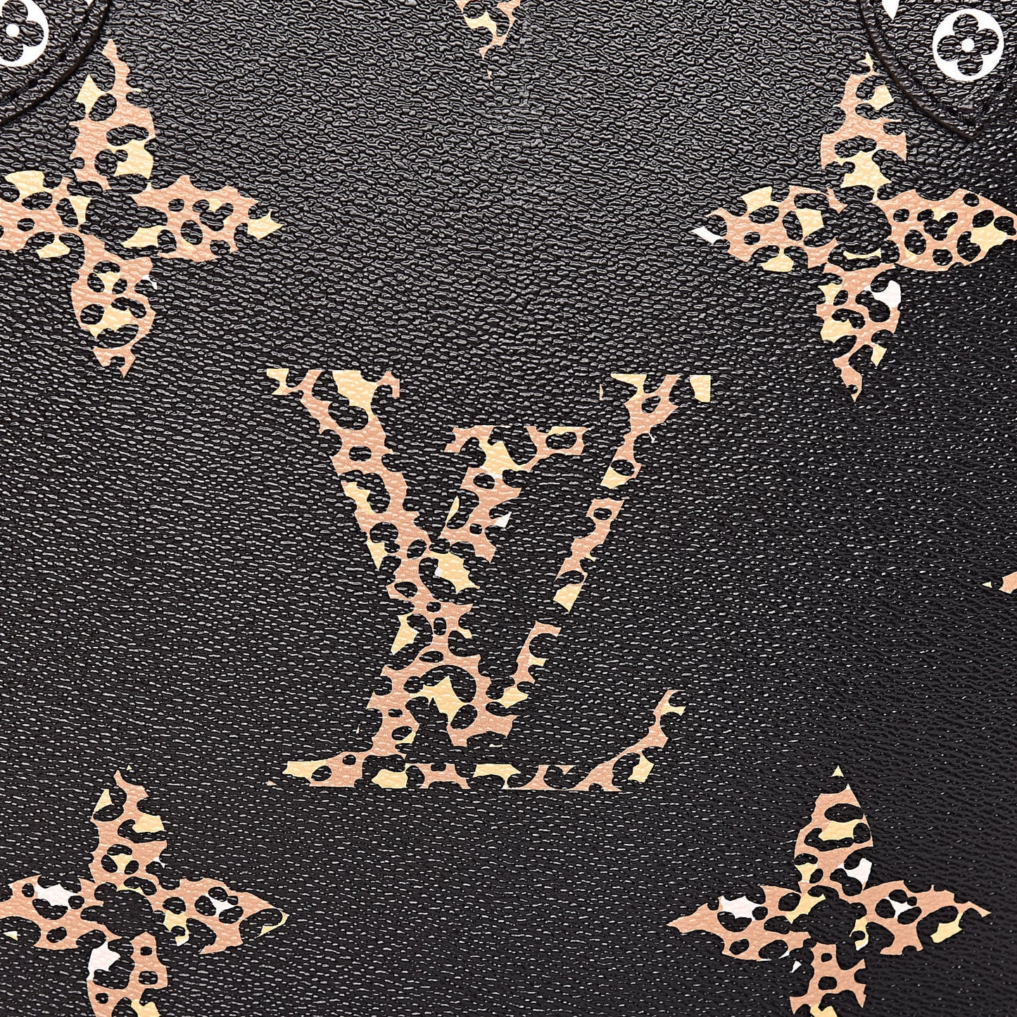 Monogram Giant Jungle Neverfull MM Black