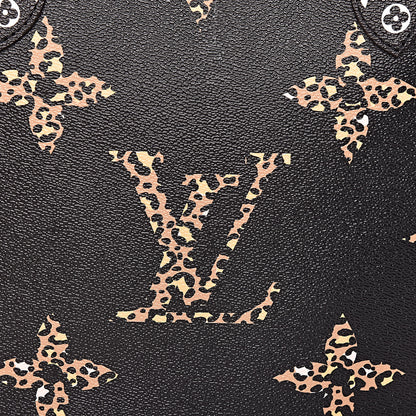 Louis Vuitton Monogram Giant Jungle Neverfull MM Black 11 of 12