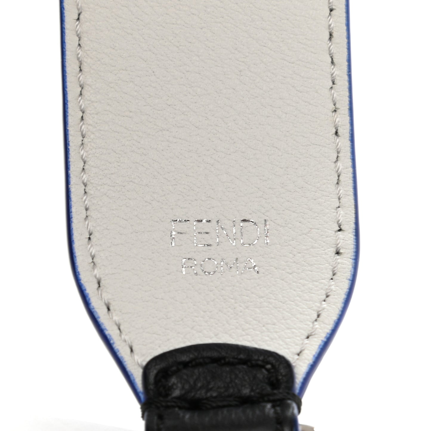 Vitello Dolce Mink Fur Karlito Inlay Strap You Black Multicolor