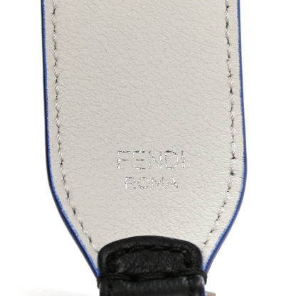 Fendi Vitello Dolce Mink Fur Karlito Inlay Strap You Black Multicolor 3 of 7