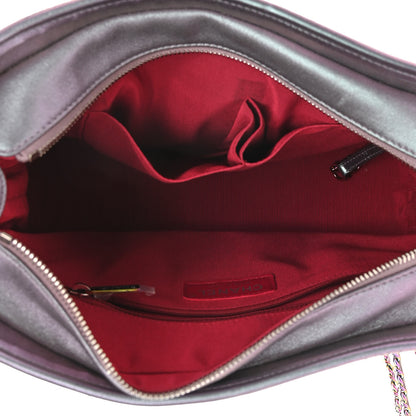 Chanel Iridescent Lambskin Calfskin Quilted Medium Gabrielle Hobo Light Purple 5 of 16