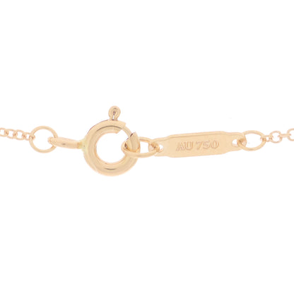 Tiffany 18K Rose Gold Diamond Small Enchant Garden Rose Cut Flower Pendant Necklace 4 of 4