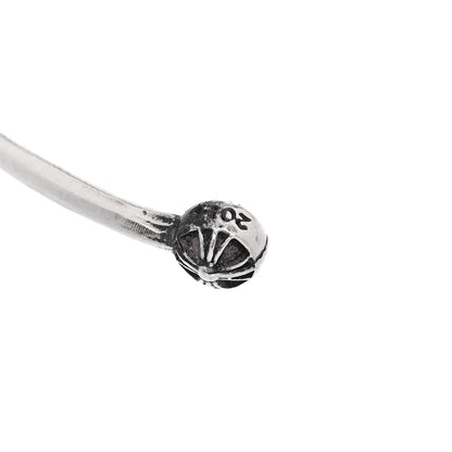 Chrome Hearts Sterling Silver Skinny Multi Cross Cuff Bracelet 3 of 4