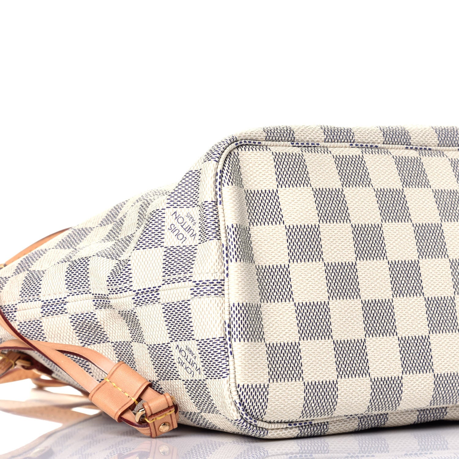 Louis Vuitton Damier Azur Neverfull PM 7 of 8