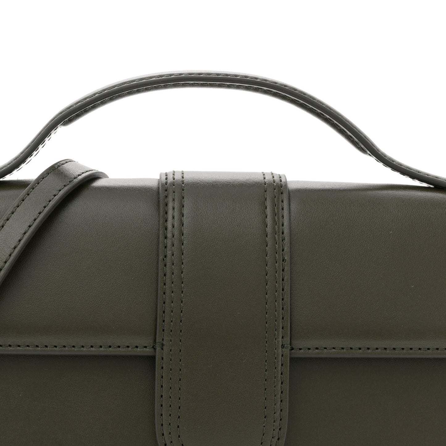 Smooth Calfskin Le Grand Bambino Dark Khaki