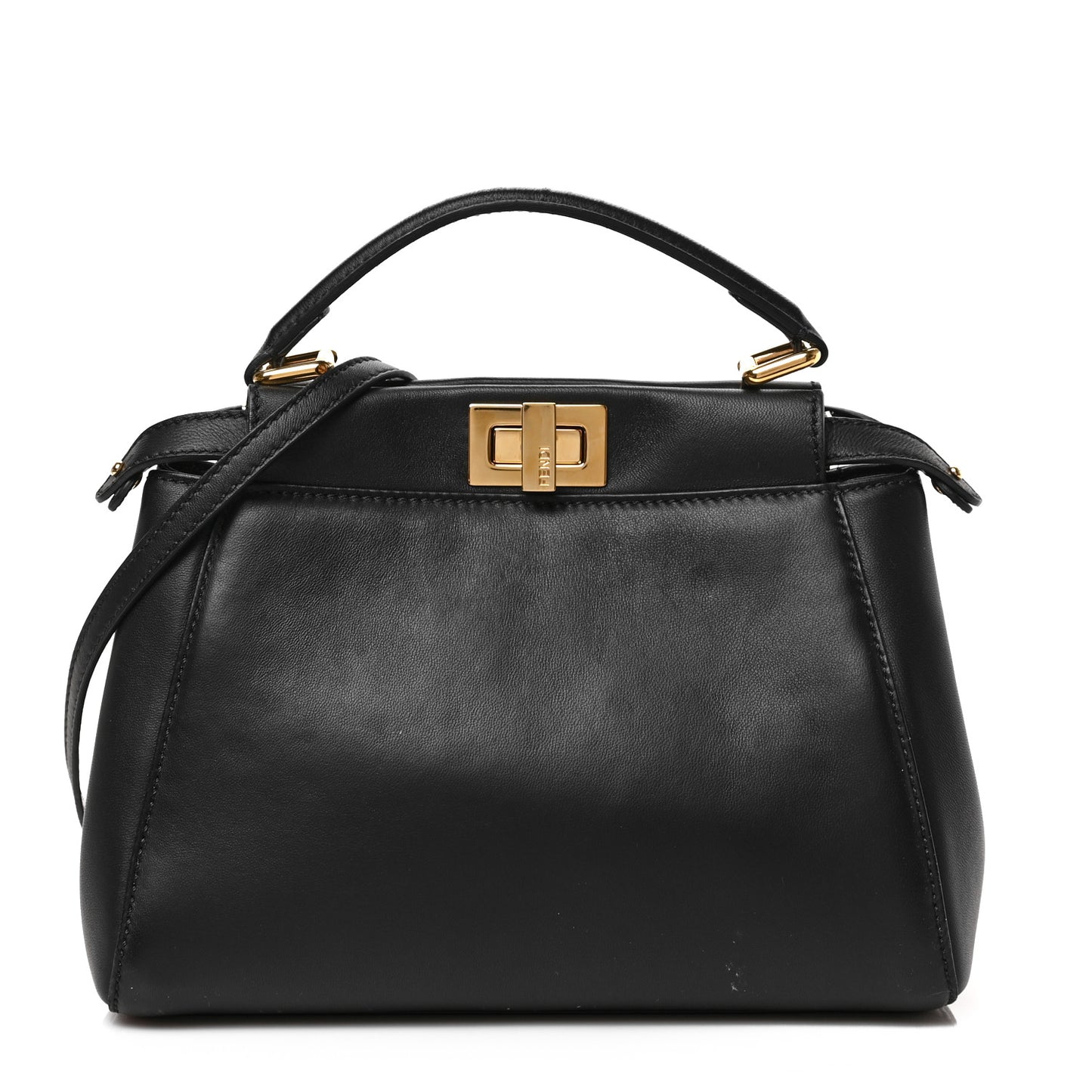 Nappa Mini Peekaboo Iconic Satchel Black