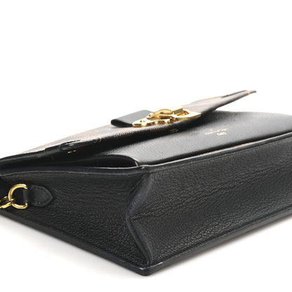 Louis Vuitton Damier Ebene Vavin Chain Wallet Black 8 of 10