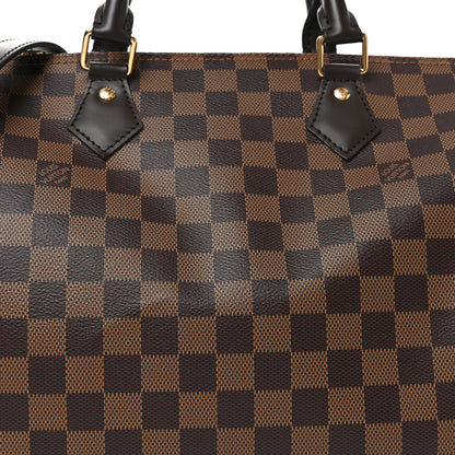 Louis Vuitton Damier Ebene Speedy Bandouliere 30 7 of 9