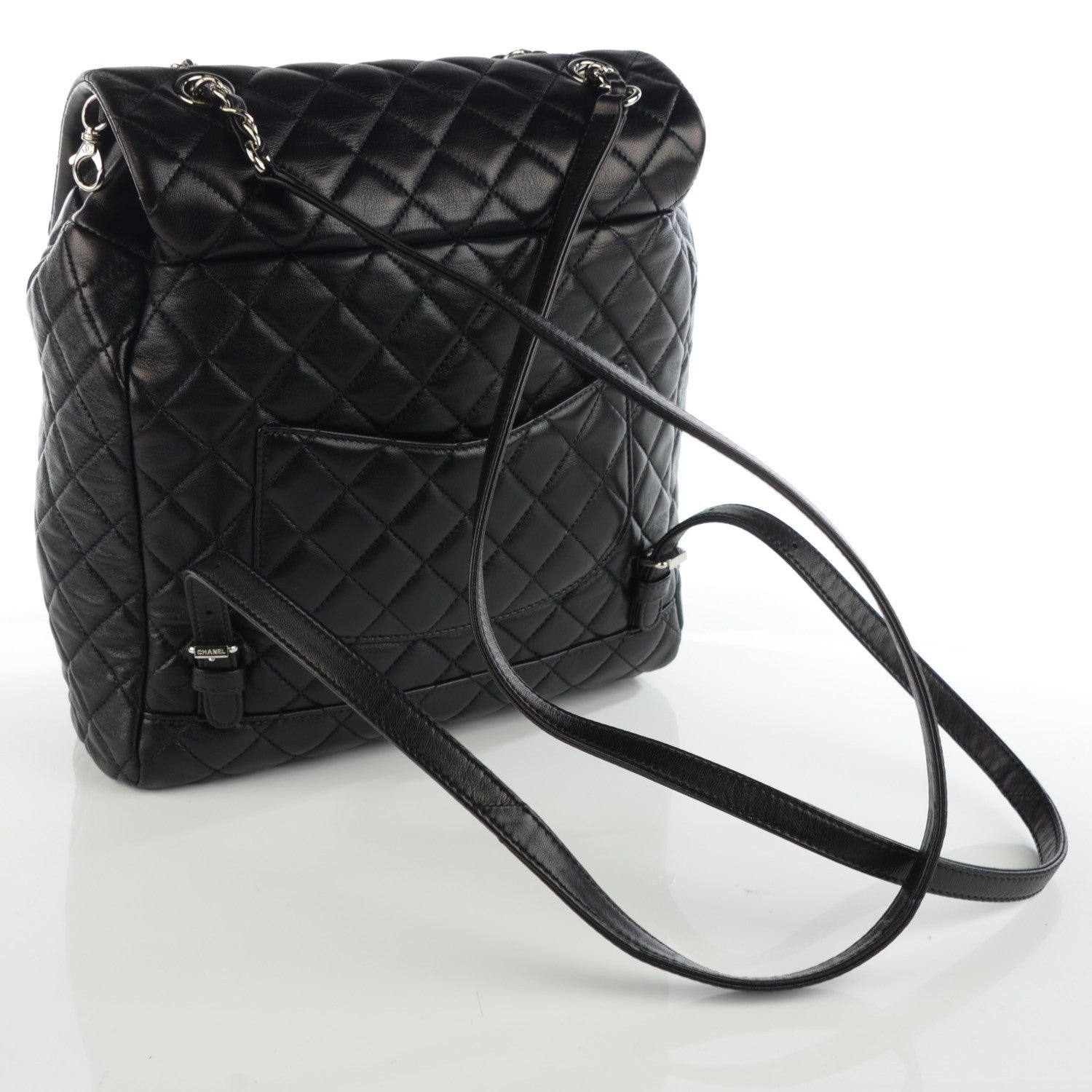 Chanel Lambskin Quilted Large Urban Spirit Backpack Black 3 of 7